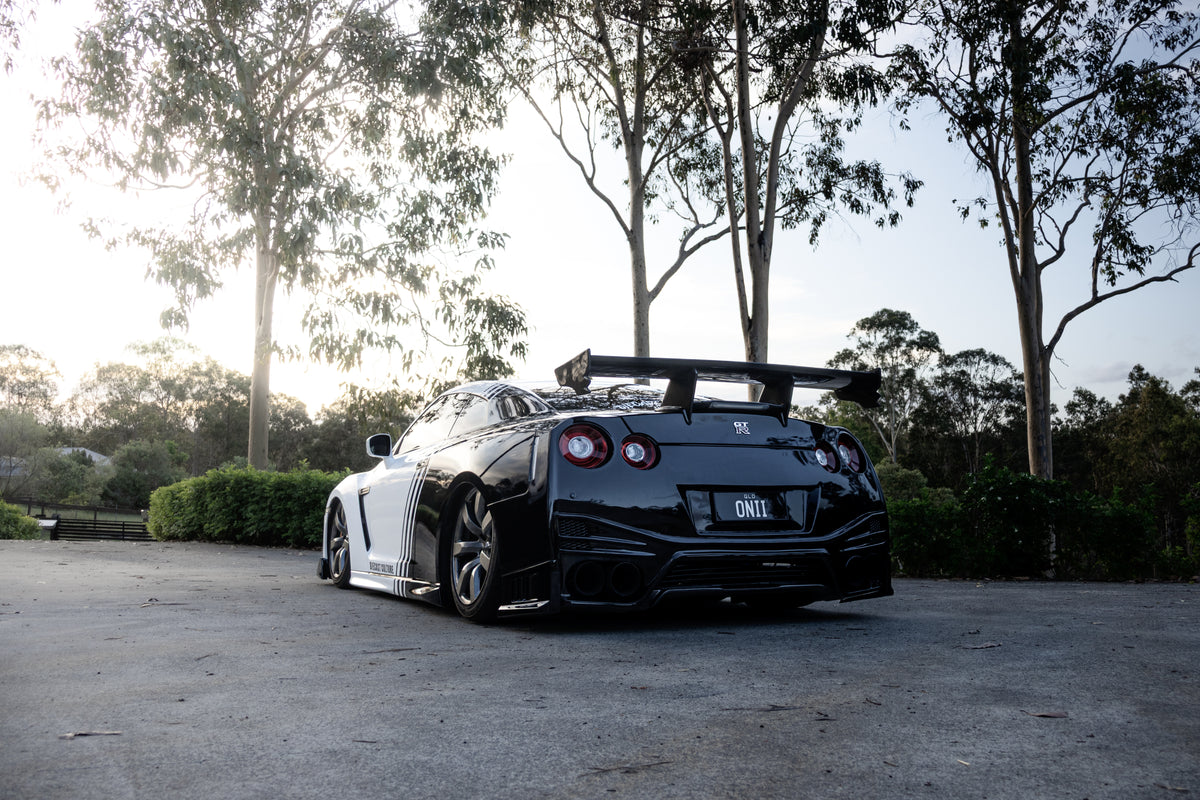 GTR with Air suspension at Mexs Garage.