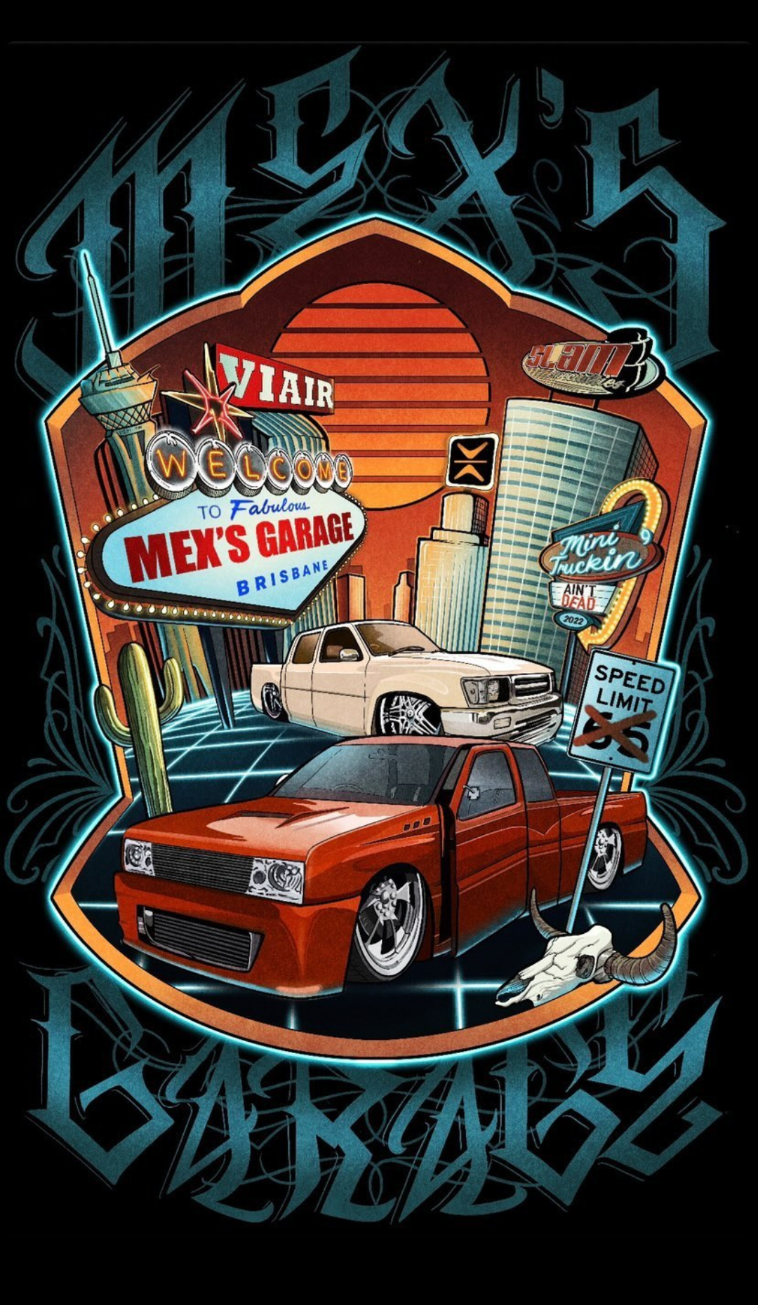 Minitruckin Aint Dead T-Shirt (Free shipping)